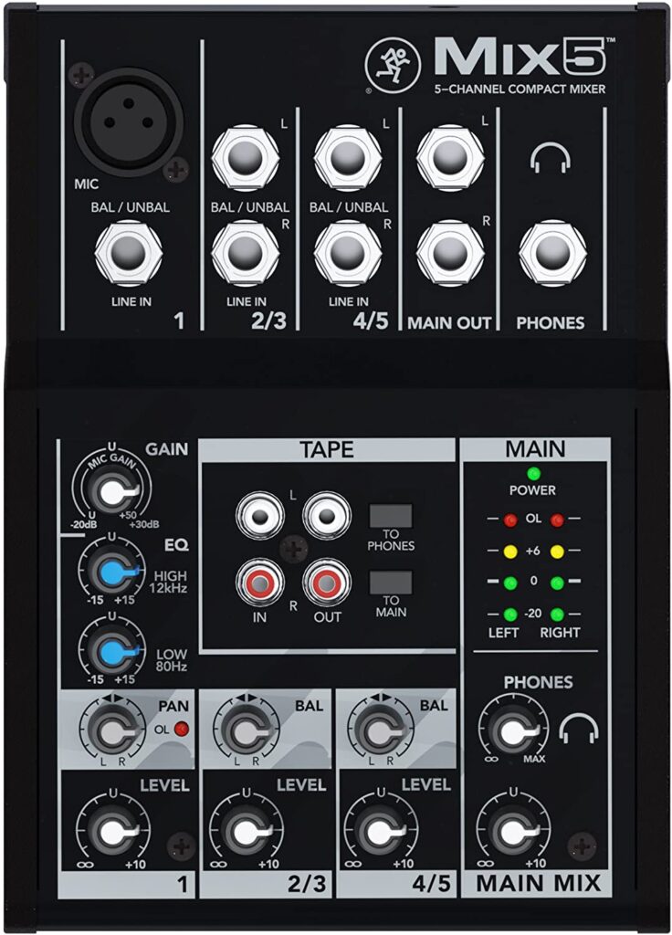 MACKIE マッキー 超コンパクトアナログミキサー MIX8